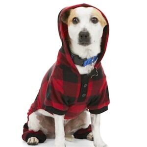 New Buffalo Plaid dog pajamas M